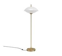 Lampadaire Clam Opale/Laiton