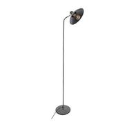 Lampadaire coloris Gris en métal - D. 35 x H. 155 cm --