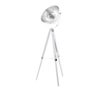 Lampadaire Covaleda Trépied Blanc/Argenté