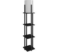 Lampadaire D BY M.RED Black - MDF - Papier kraft - Style chaleureux