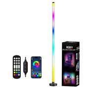Lampadaire D'angle RVB, 69 Lumières LED, 3 Modes de Contrôle, Synchronisation de la Musique, Application Polyvalente, alimenté par USB, Lampadaire Moderne pour Salon, café,