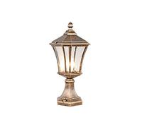 Lampadaire de Base européen d'extérieur en Bronze étanche, éclairage de Jardin, Villa, Maison, Lanterne Traditionnelle rétro, Porte, Colonne, Porte, Pilier Mural
