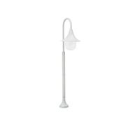 Lampadaire de jardin E27 120 cm Aluminium Blanc