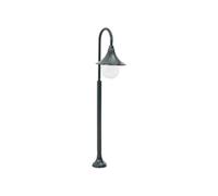 vidaXL Lampadaire Jardin E27 120 cm Aluminium Vert Foncé Éclairage Lamp Chemin