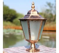 Lampadaire de jardin étanche - Lanterne de sécurité Continental pour villa, cour et plus - Lampe sur pied lumineuse pour piscine et rue - Lampe de bureau