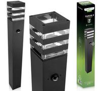 Lampadaire de jardin extérieur sur pied E27 LED avec détecteur de mouvement TAXU