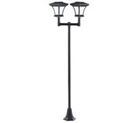 Royal Gardineer Lampadaire de jardin solaire à LED 0,18 W / 12 lm - Double "SWL-25"