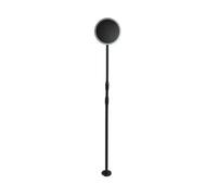 Lampadaire De Jardin Solaire À Led V-Tac 8 W Avec Capteur Crépusculaire Blanc Noir Blanc Naturel Ip65