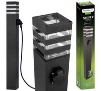 Lampadaire de jardin sur pied extérieur LED E27 avec douille TAXUS 2 80 cm