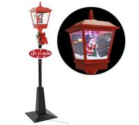 Lampadaire de Noël avec Père Noël 180 cm LED Lumière Réverbère Jardin vidaXL