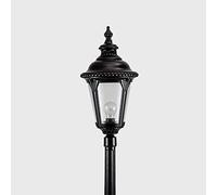 Lampadaire de Paysage à Poteau élevé, lampadaire de Paysage en Aluminium Noir, Lampe de Colonne étanche en Verre, éclairage de pelouse, de Parc, de Villa, lampadaire d'extérieur européen pour Che