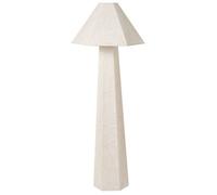 Lampadaire DEMBI Lin synthétique Beige clair