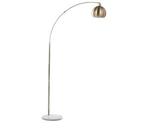 Lampadaire Design Arc Abat-jour Suspendu Réglable en Méral Couleur Bronze E27 Max 60W pour Éclairage de Salon ou Chambre Scandinave et Moderne Beliani