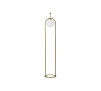Lampadaire Design Arc ""Luci"" 168cm Blanc & Or
