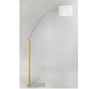 Lampadaire design arc Rainbow chrome/bois chene…