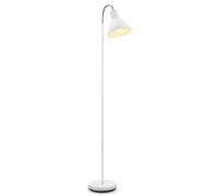 Lampadaire design industriel lampe à pied vintage lampe à vasque blanche moderne