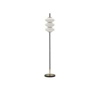 Lampadaire Design "Vintage" 168cm Blanc & Noir