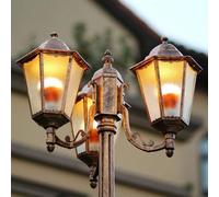 Lampadaire D'extérieur à 3 Lumières Style Victorien Européen, Lampadaire D'extérieur, Lampadaire De Rue, Borne en Métal en Aluminium Antique, éclairage De, Height 260cm
