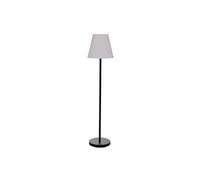 Lampadaire d'extérieur en métal coloris blanc - Diamètre 35 x Hauteur 150 cm