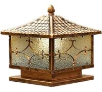 Lampadaire D'extérieur en Verre Résistant à La Pluie, éclairage De Cour, éclairage De Clôture, éclairage De Jardin, Lampadaire