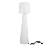 Lumisky Lampadaire lumineux extérieur LADY – design filaire, abat-jour ondulé, LED blanc H110cm E27