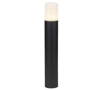 Lampadaire d'extérieur Lampe de chemin à LED Lampe de jardin noire, aluminium plastique, 4,5W 400lm blanc chaud, 8x50 cm