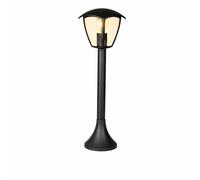 Lampadaire d'extérieur, lampe de sol, lampe de jardin, IP44, noir, aluminium, H 60 cm