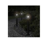 vidaXL Lampadaire d'extérieur 60 cm noir acier inoxydable – Éclairage au sol 4006353