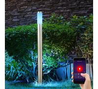 Lampadaire D'extérieur Pour Balcon Prise App Smart RGB LED H 110 Cm