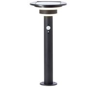 Lampadaire d'extérieur solaire avec détecteur de mouvements Brilliant G40406/06 Garvina Module LED LED intégrée 3 W noir