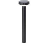Lampadaire dextérieur solaire avec détecteur de mouvements Brilliant G40442/06 Magua Module LED LED intégrée 4 W noir
