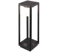 Megatron MT70014 Lampadaire d'extérieur solaire avec détecteur de mouvements 2 W blanc chaud noir