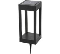 Lampadaire dextérieur solaire Megatron MT70010 LED LED intégrée 0.6 W noir