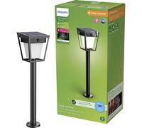 Lampadaire dextérieur solaire Philips LED 929004632001 Nissa LED LED intégrée 1.8 W noir