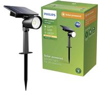 Lampadaire dextérieur solaire Philips LED 929004632501 Ashlyn LED LED intégrée 1.4 W noir