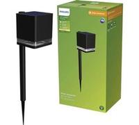 Lampadaire d'extérieur solaire Philips LED 929004658801 Virona LED LED intégrée 1.8 W noir Noir