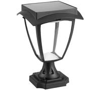 V-TAC Lampadaire solaire d'extérieur VT-983 LED 2,00 W Noir mat