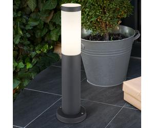 Lampadaire d'extérieur sur pied anthracite éclairage de chemin de jardin terrasses lampe en acier inoxydable Globo 3158A