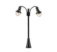 Lampadaire double cintré à LED 60 mm - FALLER 272230 - N 1/160