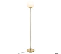 Atmosphera - Lampadaire Dris boule en verre métal doré H134 cm E14 60W