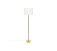 - Lampadaire droit en bouclette - H. 150 cm - Or
