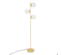 Lampadaire droit en métal H162cm doré - Atmosphera Créateur d'intérieur