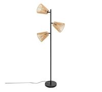 Atmosphera - Lampadaire Giada droit H150 cm - 3 abat-jours corde