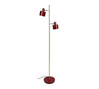 Lampadaire Dyberg Larsen Ocean Rouge Foncé/ Laiton