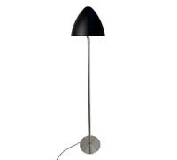 Lampadaire Dyberg Larsen Oulu Noir/ Acier Brossé