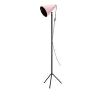 Lampadaire E27 60W noir et rose velours - Markslöjd - Cilla
