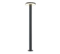 Lampadaire, éclairage extérieur, éclairage de chemin, lampadaire LED, métal, graphite, IP65, H 80 cm