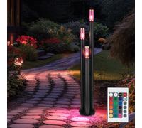 Lampadaire Eclairage Extérieur Lampe de Jardin Télécommande Variateur RGB LED
