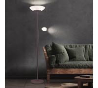 Lampadaire Éclairage Lecture à Vasque Flexible Bras Métal Rouille Design