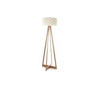 Lampadaire en bambou et papier - Dim : H 150 x D 50 cm -PEGANE-